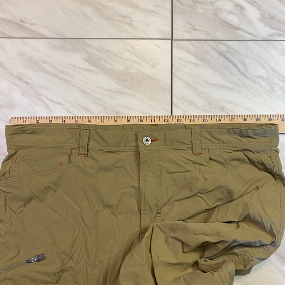 LL Bean Mens Cresta Hiking Pants Water Resistant Khaki 40x29 - Picture 6 of 7